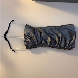 Calvin Klein strapless cocktail dress